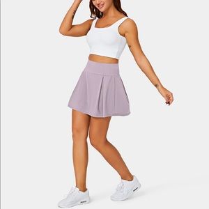 High Rise Pleated Skirt